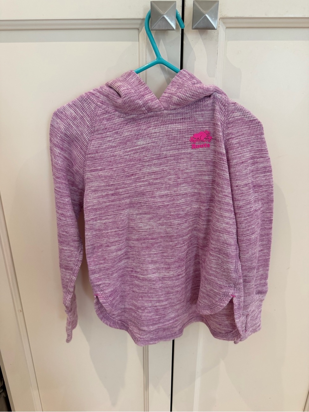 Roots 3t Girls' Purple Hoodie Top - Picture 2 of 5